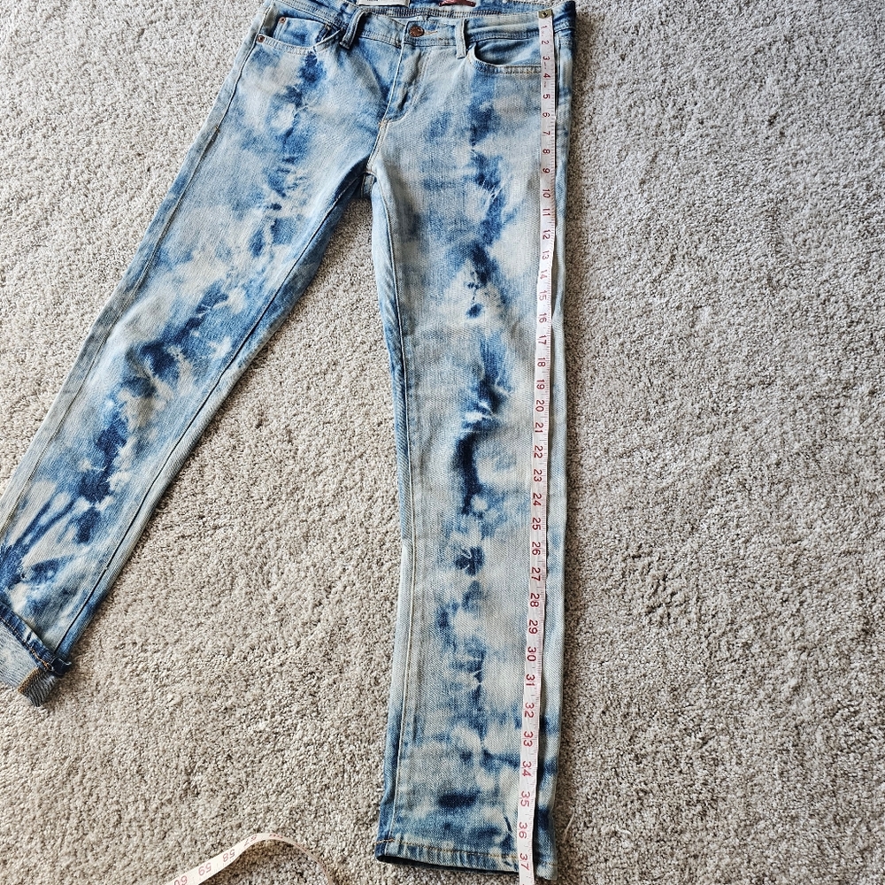 HOST PICK Pilcro The Slim Boyfriend Jeans Anthropologie Tie Die Fit like 27 - Picture 14 of 16
